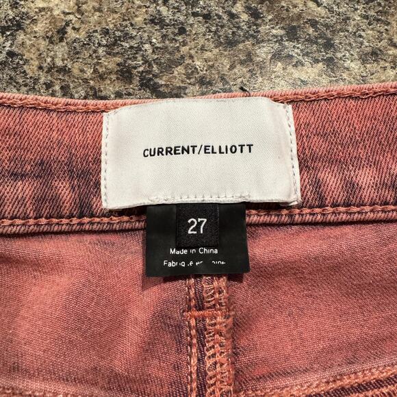 Current/Elliott Jeans Stiletto Crop Y2K Coquette Indie Sleaze Summer Grunge 27 - Picture 2 of 5